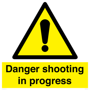 Danger shooting in progress